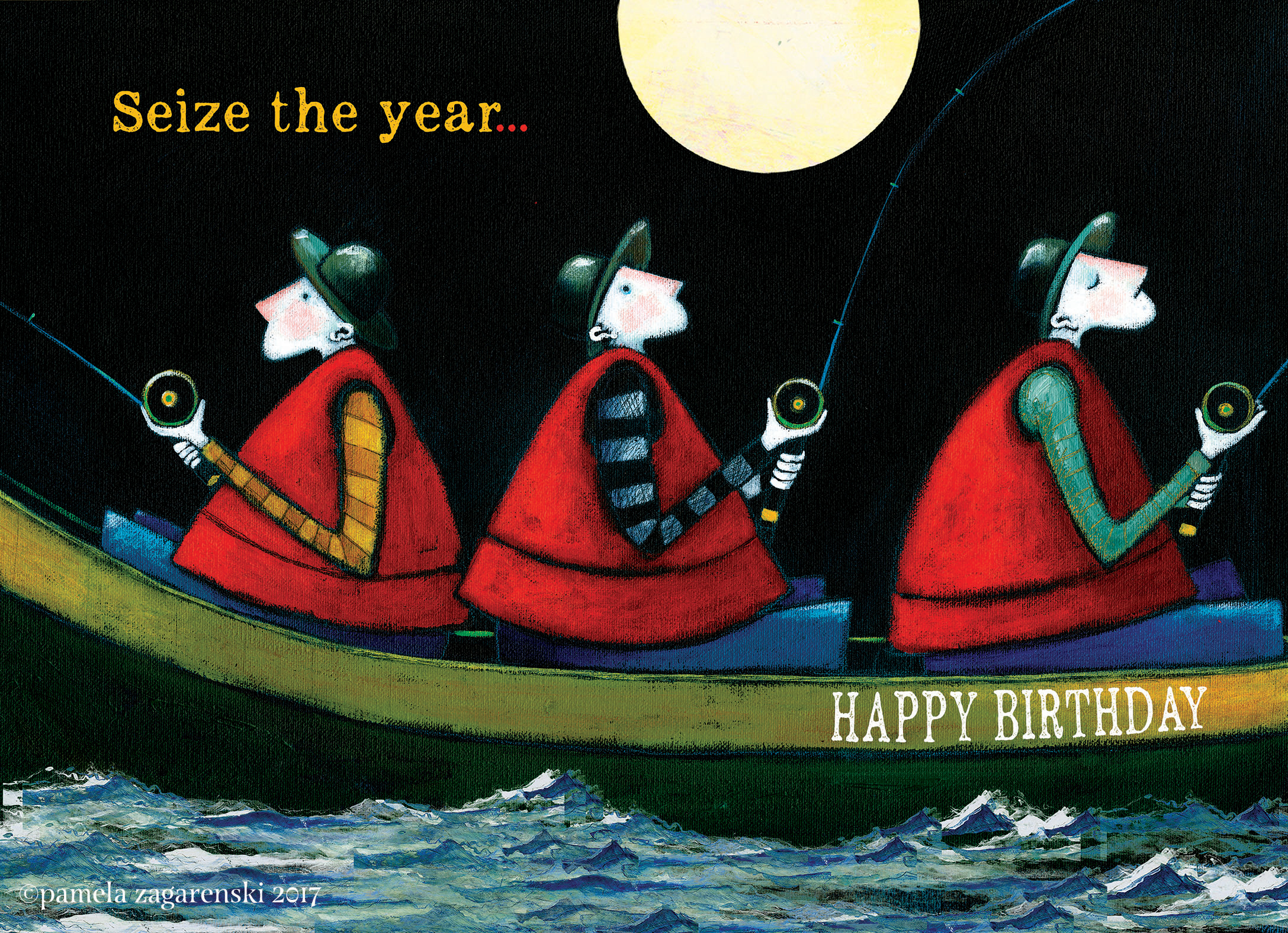 468 Carpe Diem Birthday Card