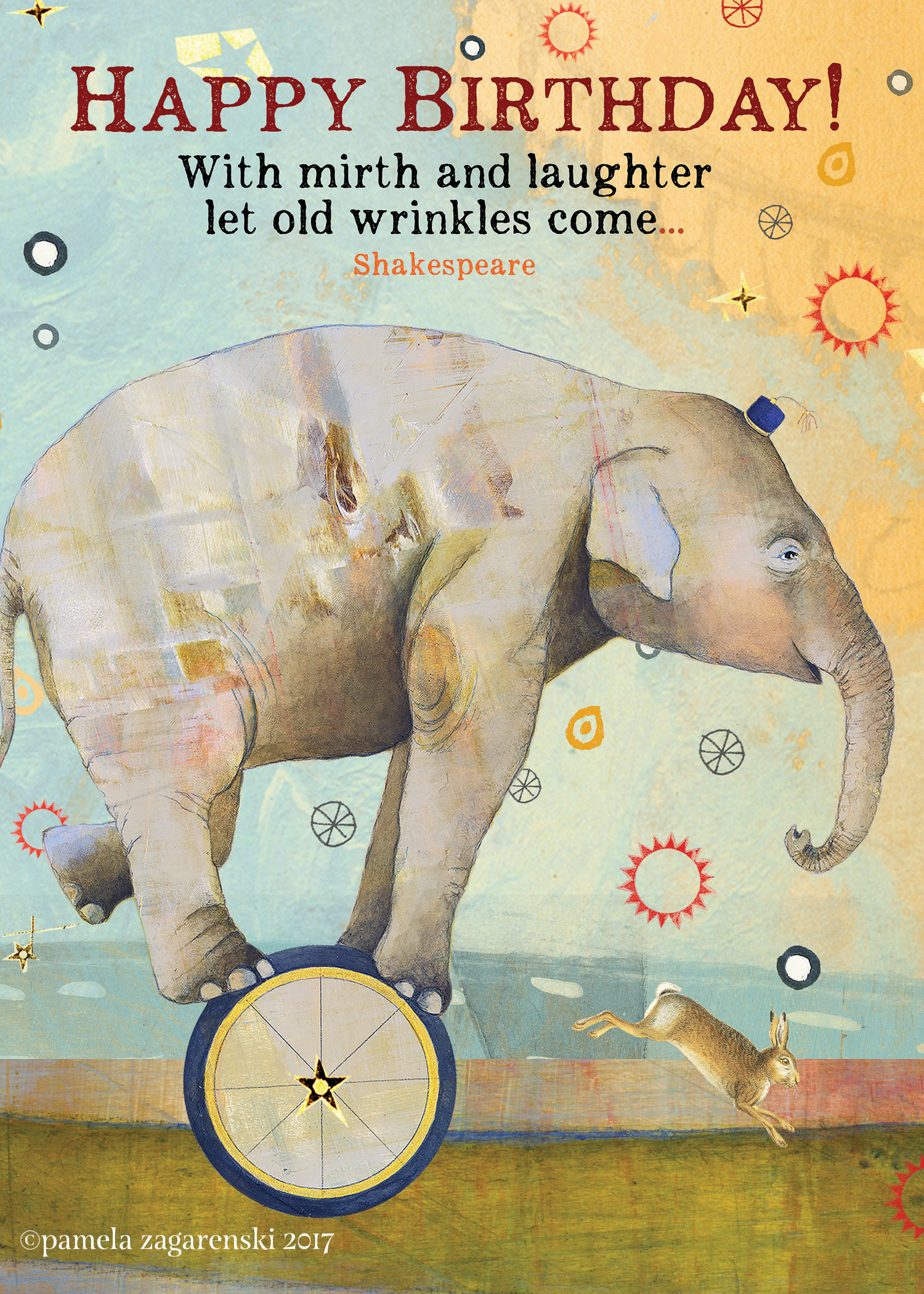 459 Wrinkles Birthday Card
