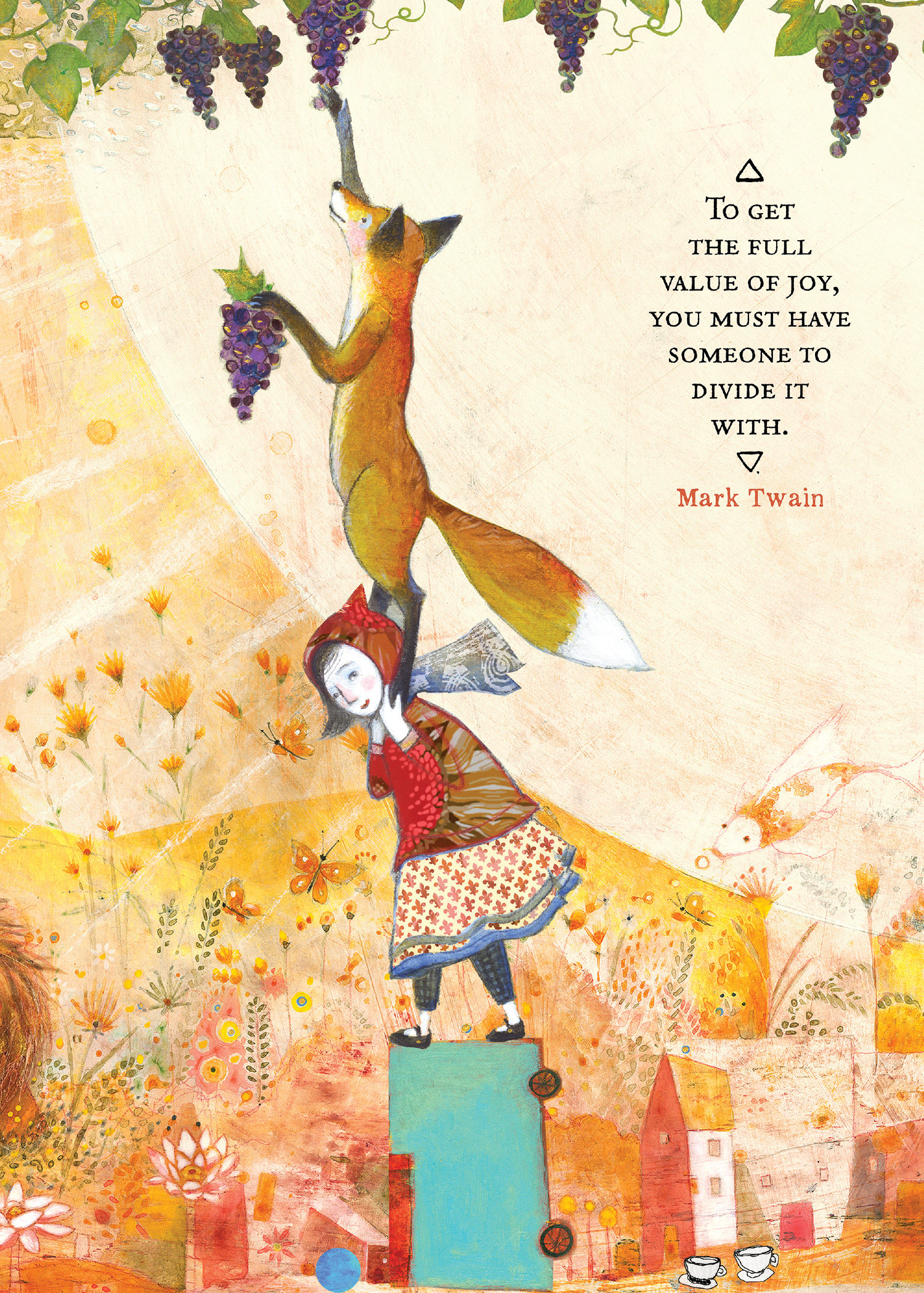 462 Full Joy Sacredbee Greeting Card