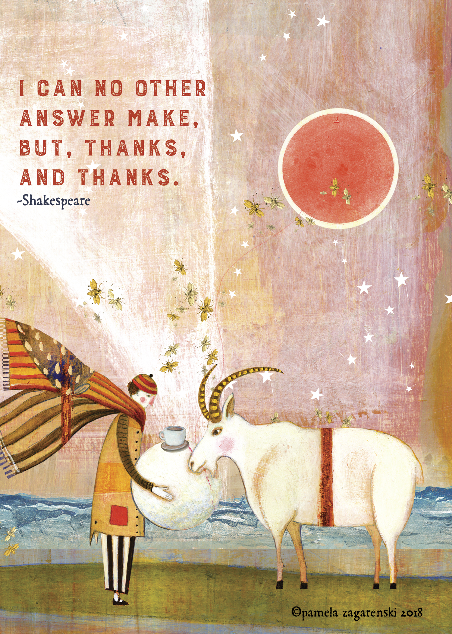 446 Thanks & Thanks Greeting Card