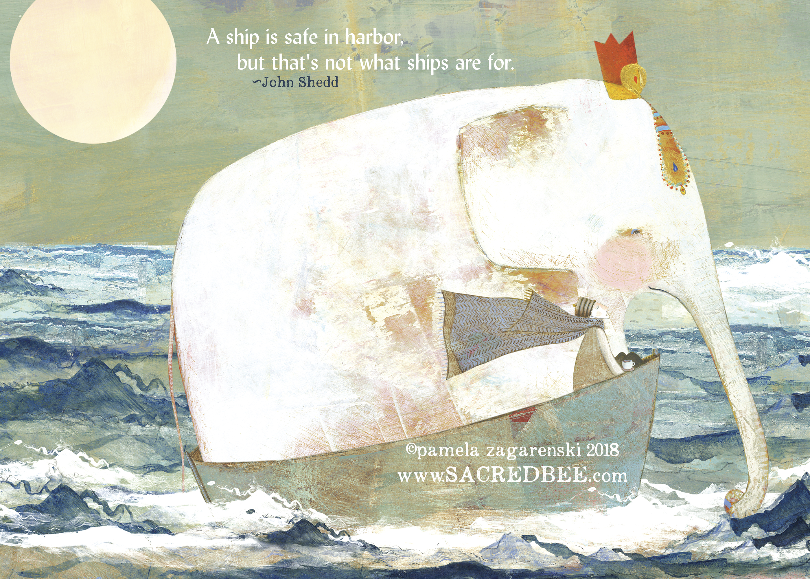 483 Ships Greeting Card