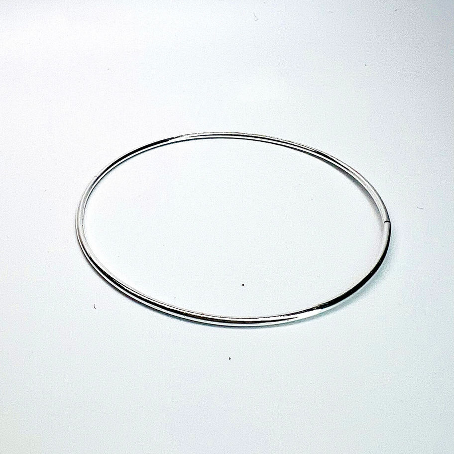 Bracciale Artigianale Etnico Hierro Mini Simil Argento vista frontale