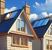 Picture of houses with skylights