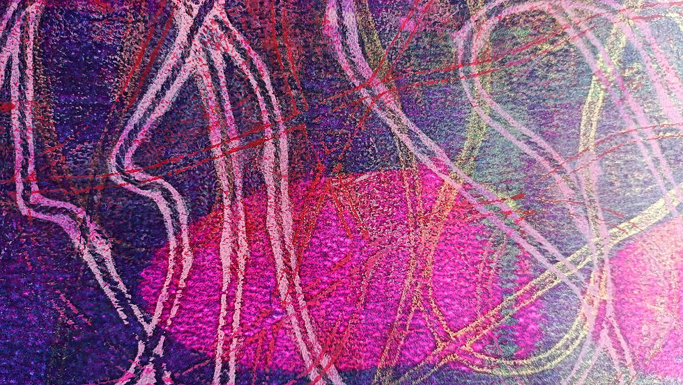 Thumbnail: WORKSHOP - Gelli Plate Printmaking Introduction, 'The Art of Pattern & Texture'.