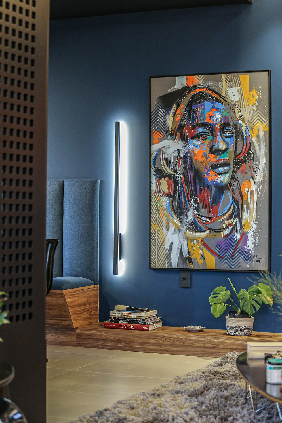 Sala, projeto D&T Energia em Cores em Balneário Camboriú — movelaria sob medida alto padrã