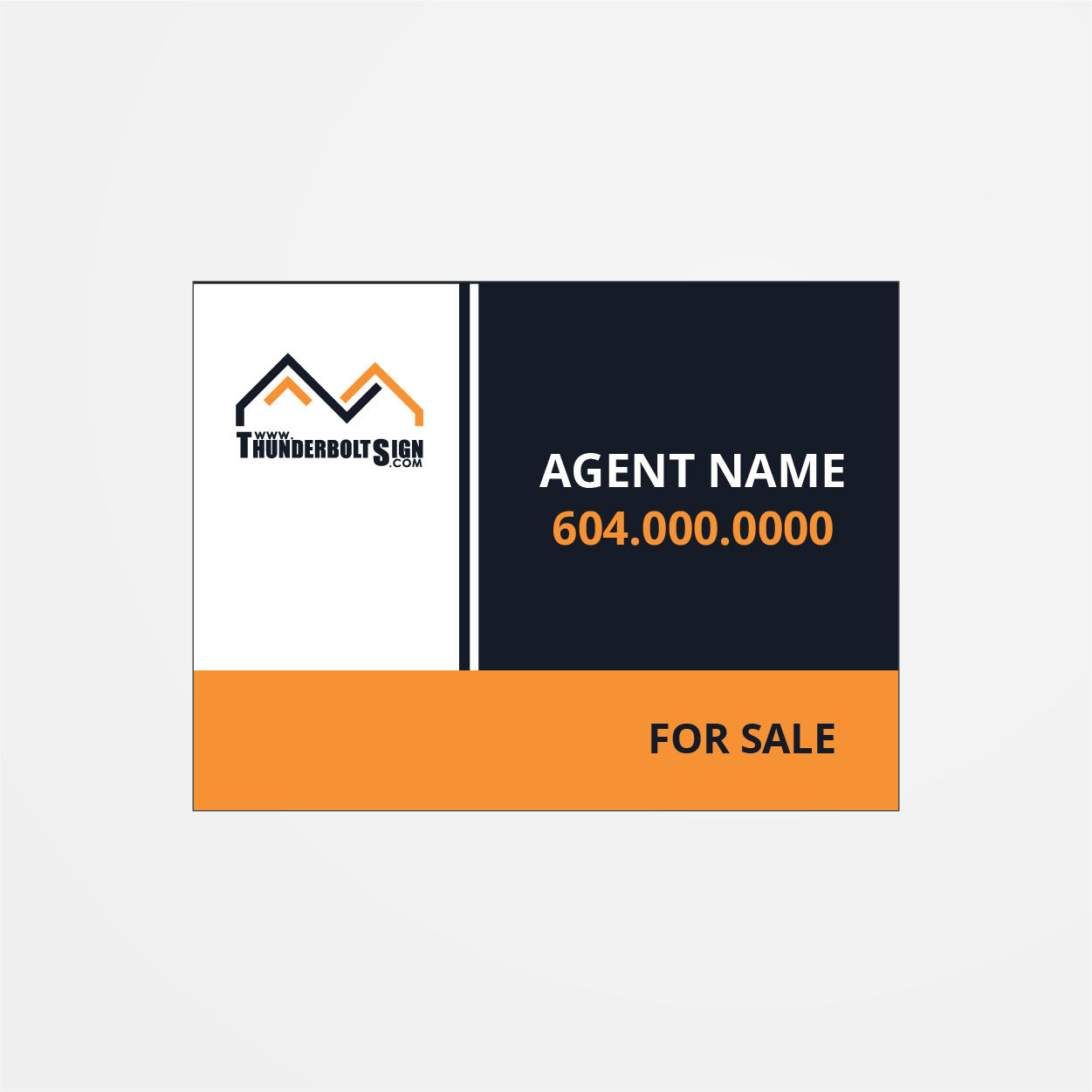 Lawn Sign 32"x24"H (Hanging)