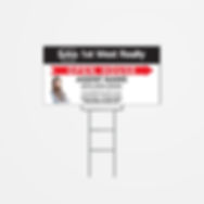Arrow Sign with U Top Stake
