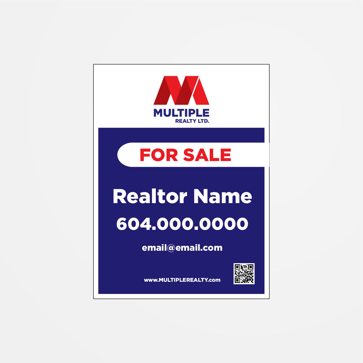 Lawn Sign 24"x32"H (Hanging)