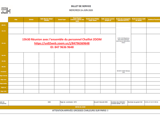 Billet de service 24 juin 2020-Tous ensemble sur Zoom !