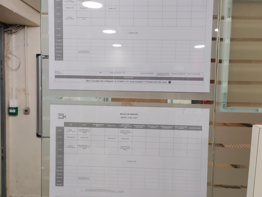 Billets de service 19-20 mai 2020 - Chaillot revit !