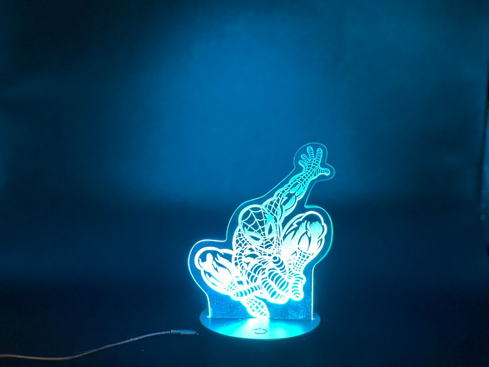 Thumbnail: Spider Man Figure with LED Base
