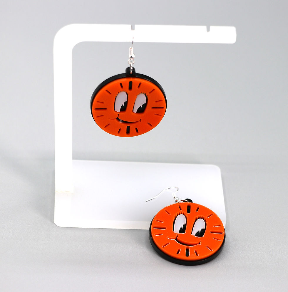 Thumbnail: Loki's "Miss Minutes" Earring Set