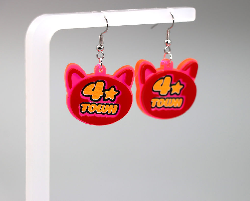 Thumbnail: Pixar's Turning Red Earring Set