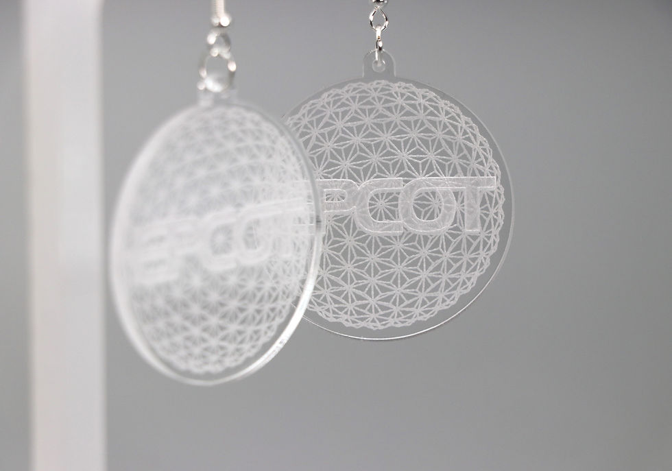 Thumbnail: Disney Epcot Center Inspired Logo Earring Set