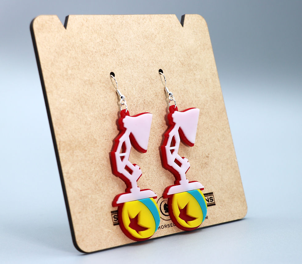 Thumbnail: Pixar Inspired Logo Earring Set