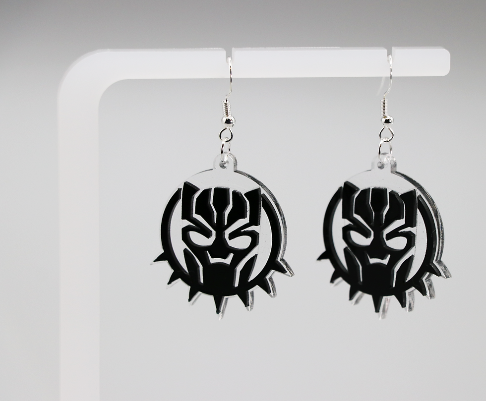 Thumbnail: Black Panther Earring Set