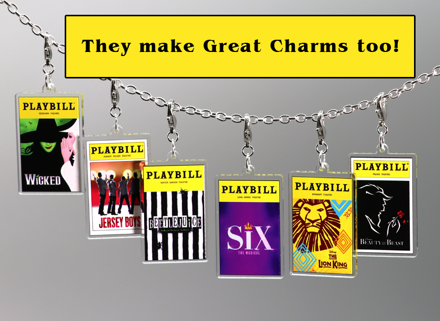 Thumbnail: Broadway Show Playbill Replica Earrings