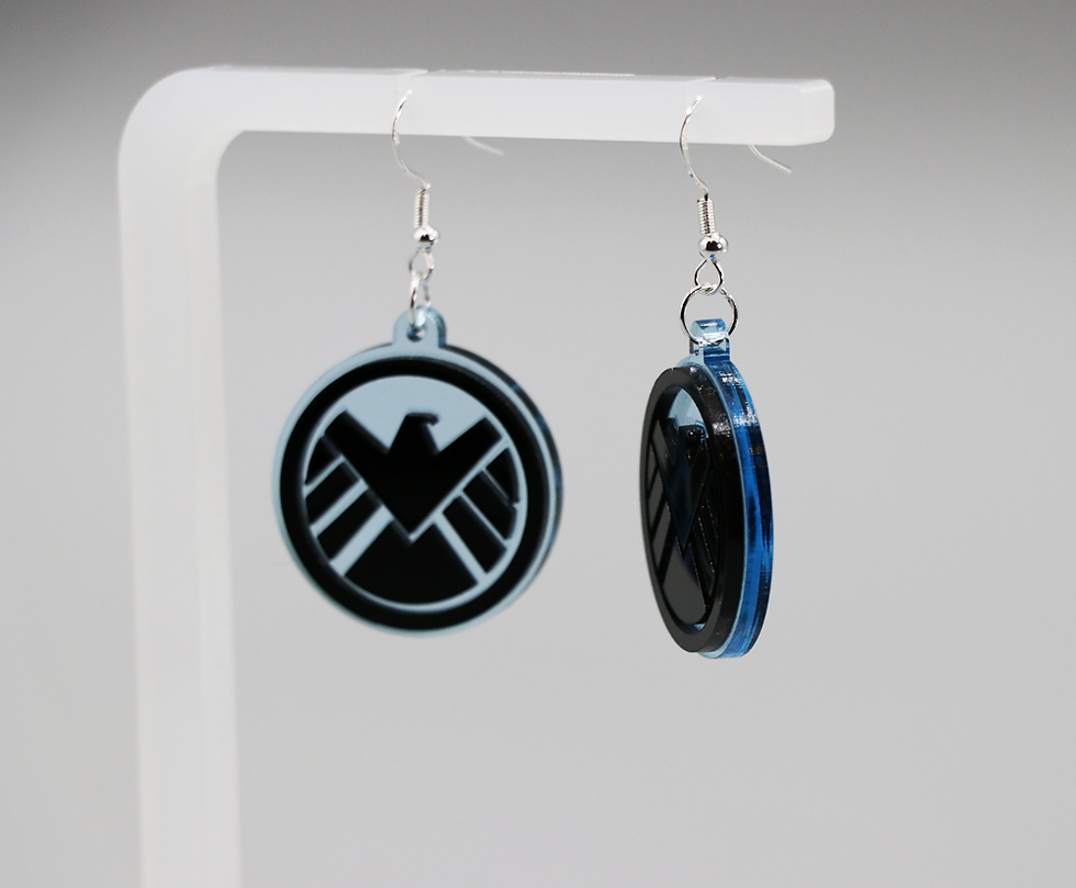 Thumbnail: S.H.I.E.L.D. Earring Set