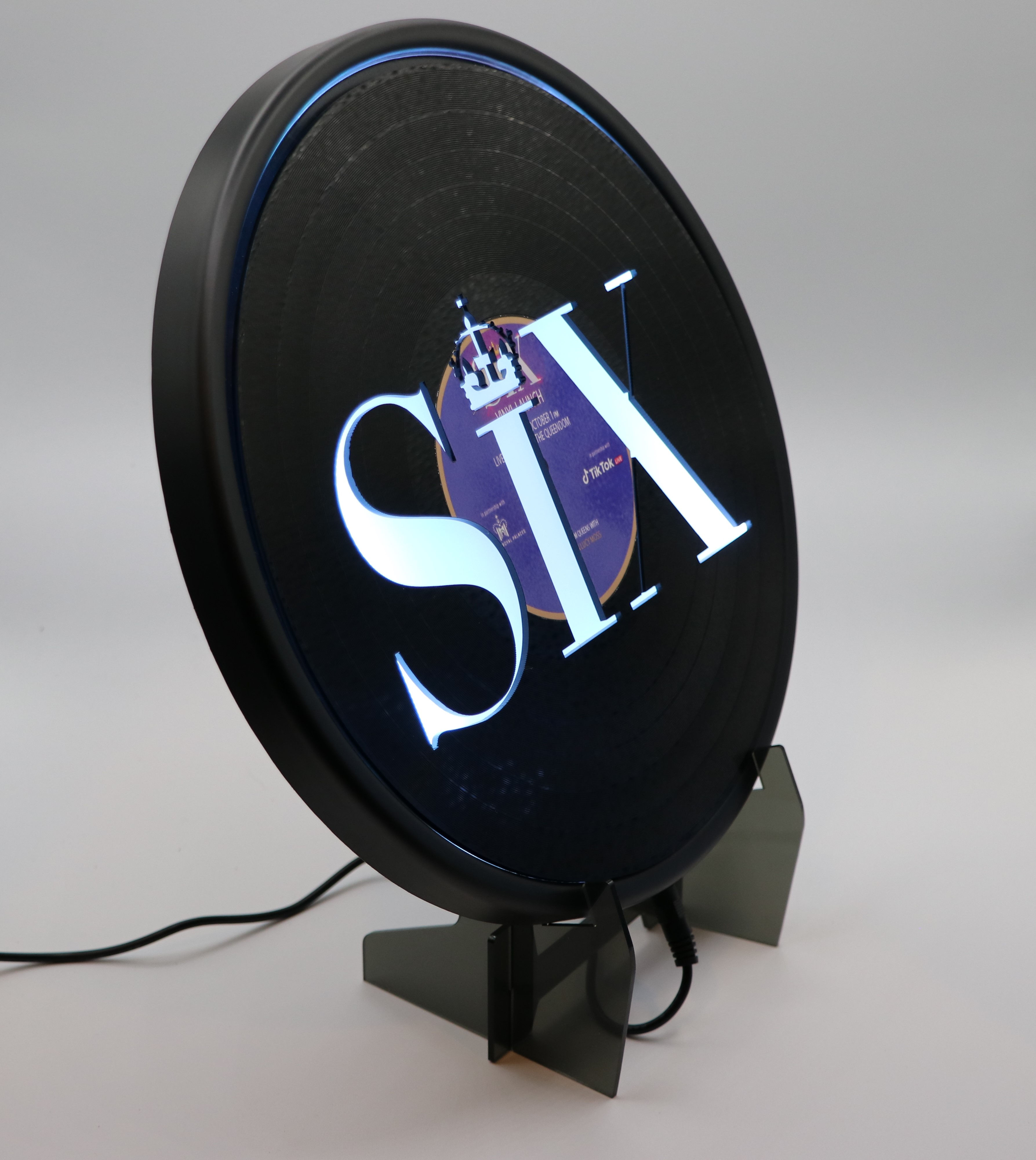 Six the Musical LP Vinyl LED Art