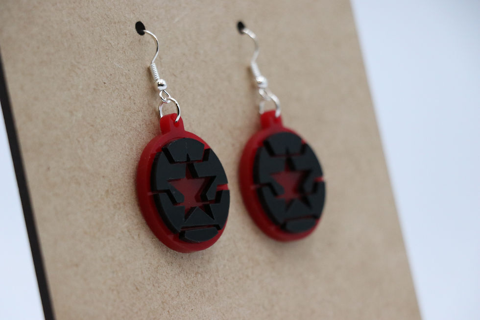 Thumbnail: Winter Soldier Earring Set