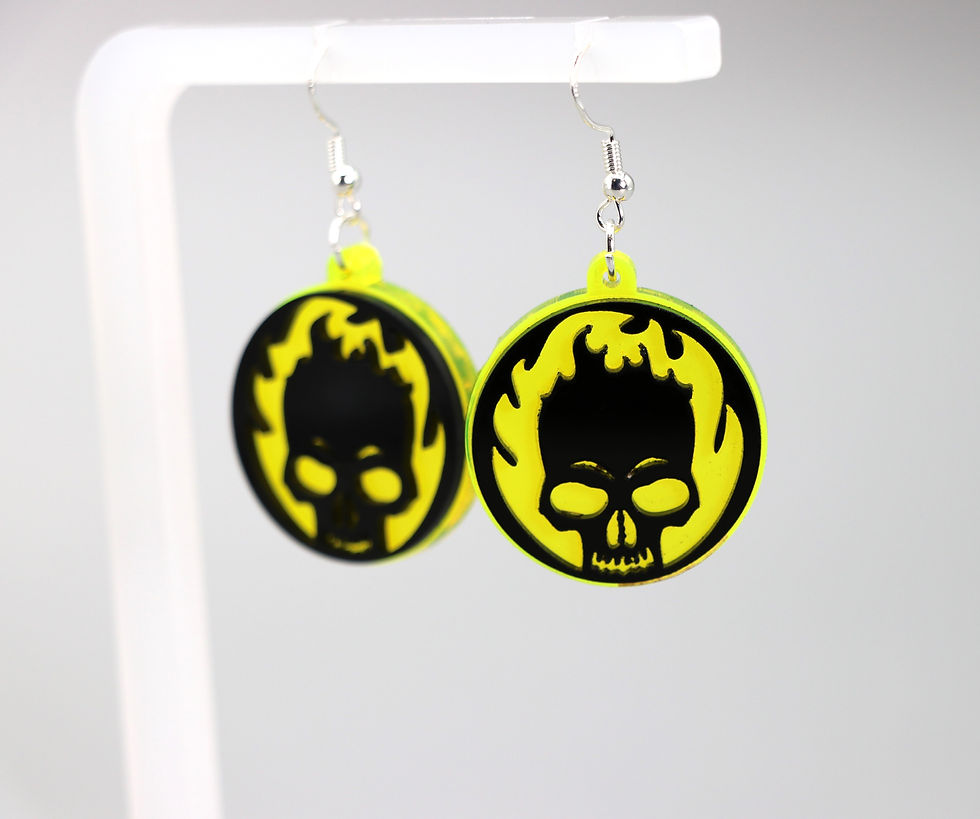 Thumbnail: Ghost Rider  Earring Set