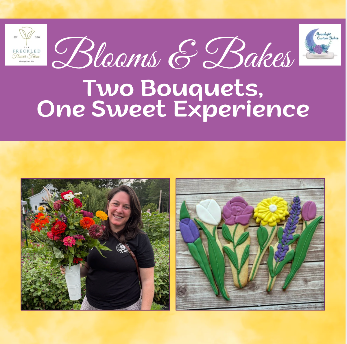 Blooms & Bakes: Sun., Sept. 20th - 2pm @The Freckled Flower Farm