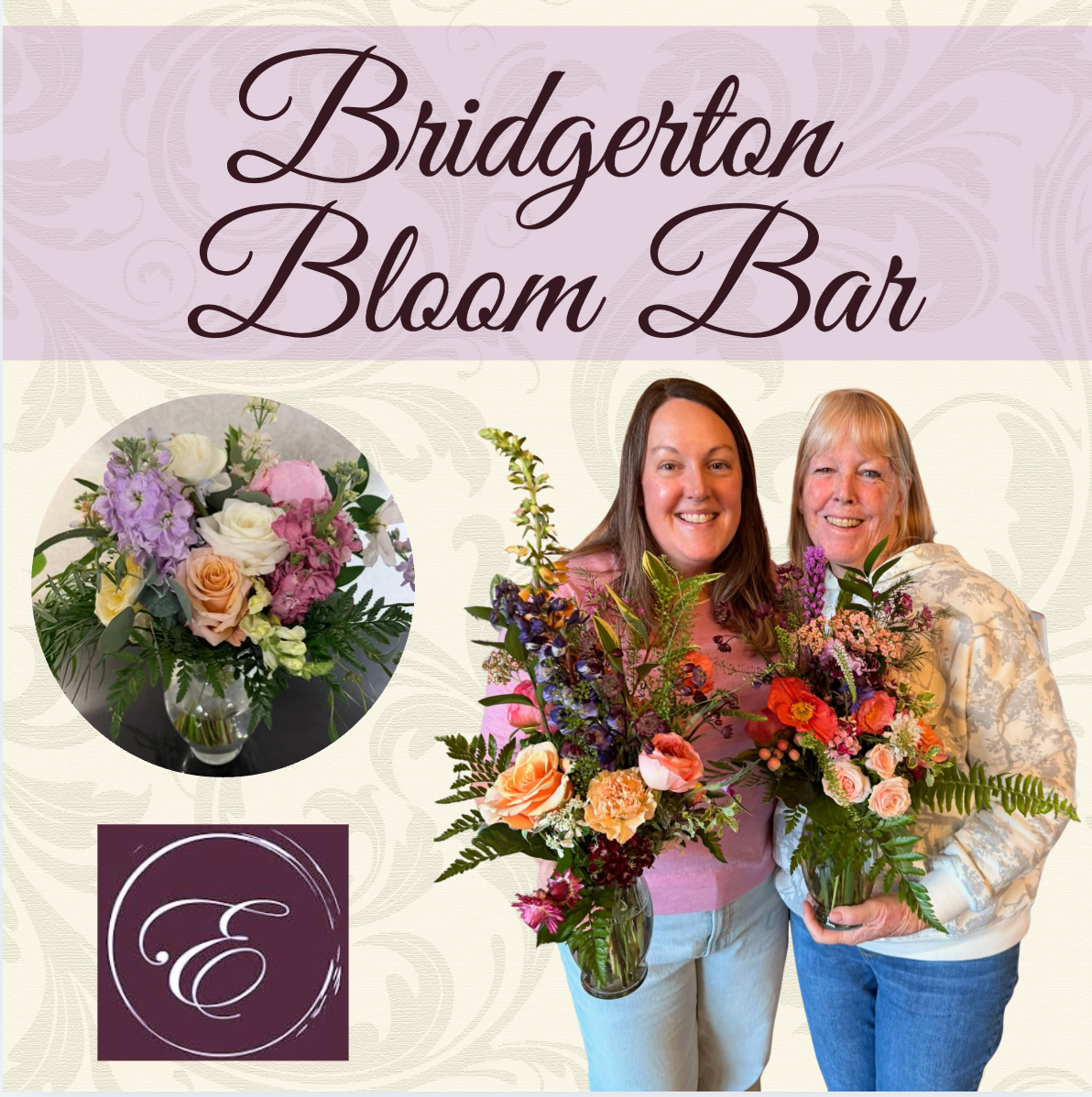 Bridgerton Bloom Bar: Fri., May 15th - 6pm @ Everleigh Vineyards & Brewing Co.