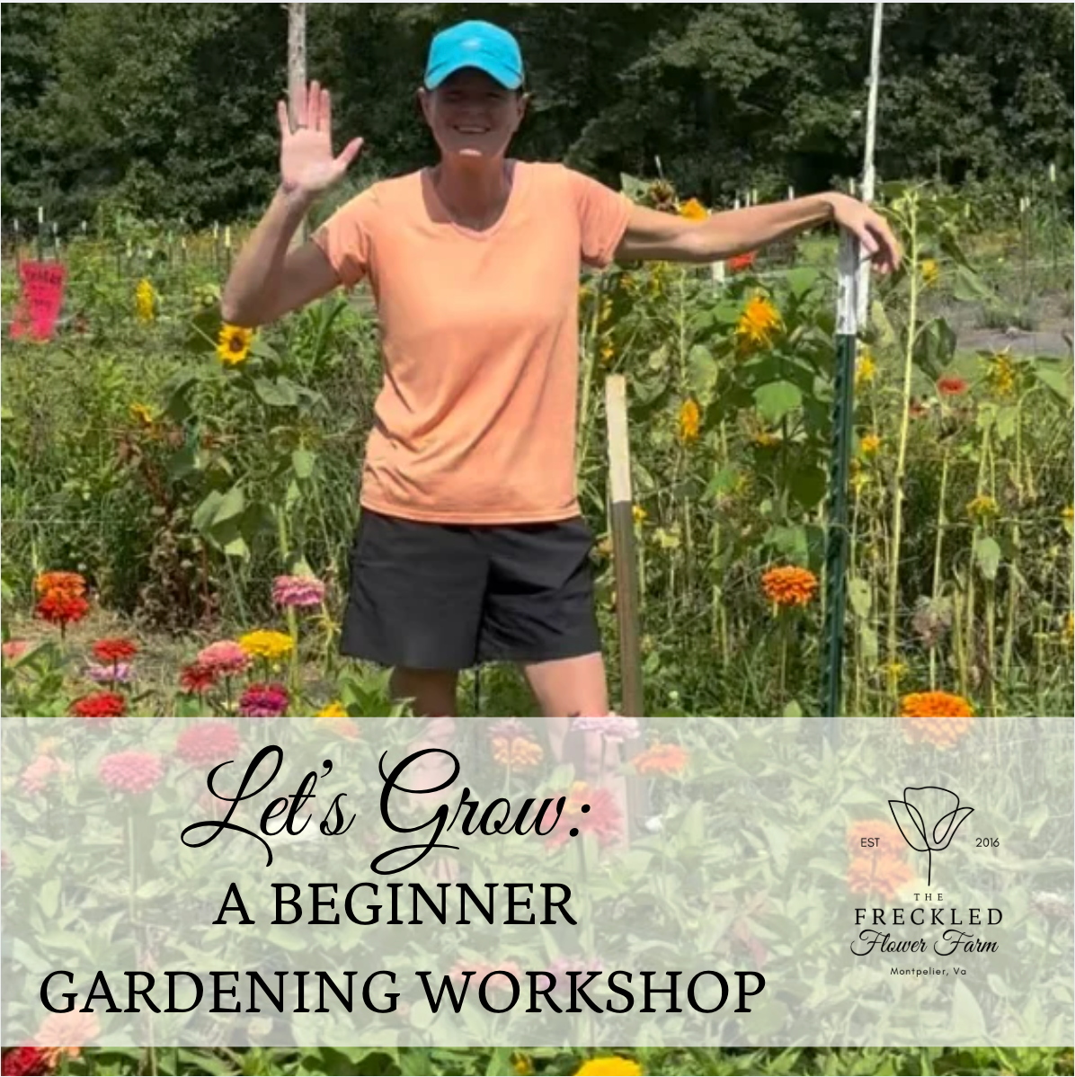 Let's Grow: A Beginner Gardening Workshop: Sat., Aug. 22nd - 9am @The Farm