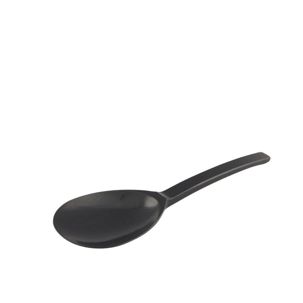 合成漆塗仕上げの杓子は、清潔感と滑らかな手触りを持つ、実用的な懐石道具です。