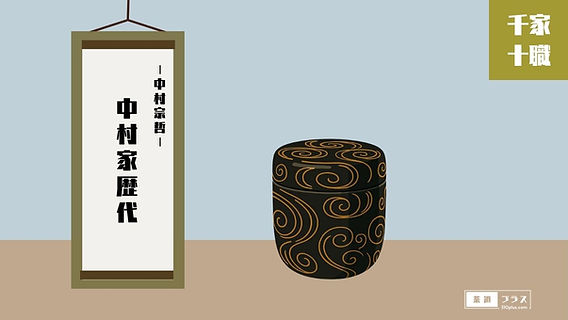 中村家歴代｜塗師/中村宗哲の歴代当主をご紹介｜千家十職
