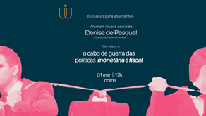 O cabo de guerra entre as políticas fiscal e monetária.