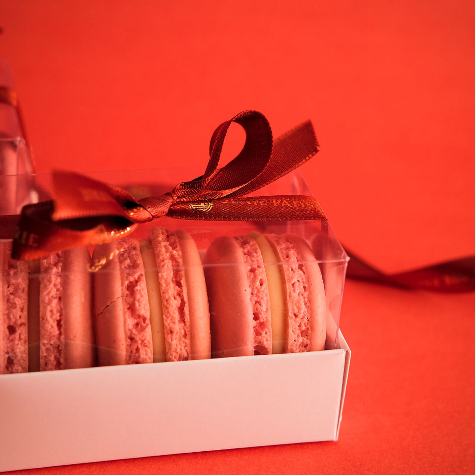 Miniatura: caixa com 3 macarons