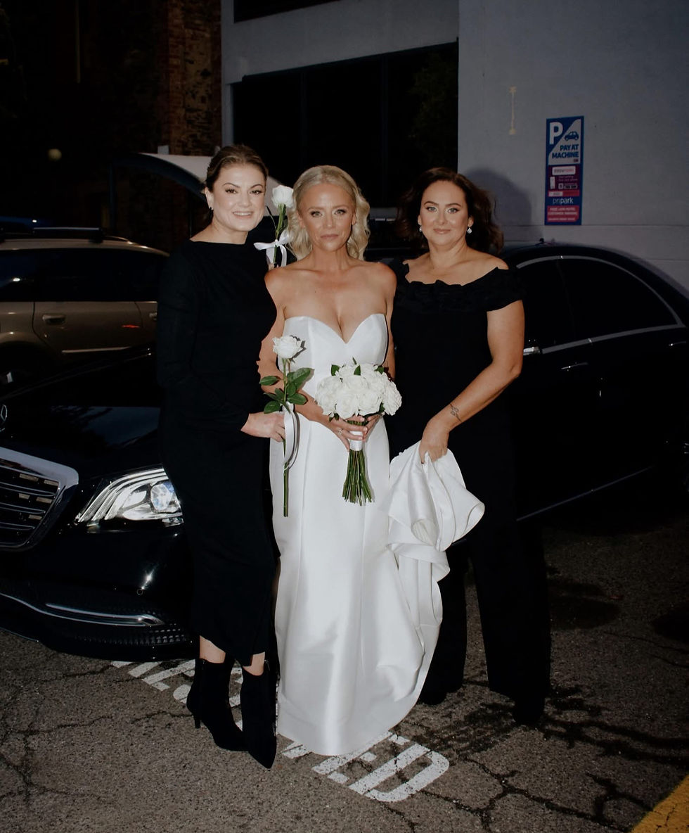 Amanda and her bridesmaids looking beautiful on their special day. Makeup by Jannah Sabey | Truly High Maintenance