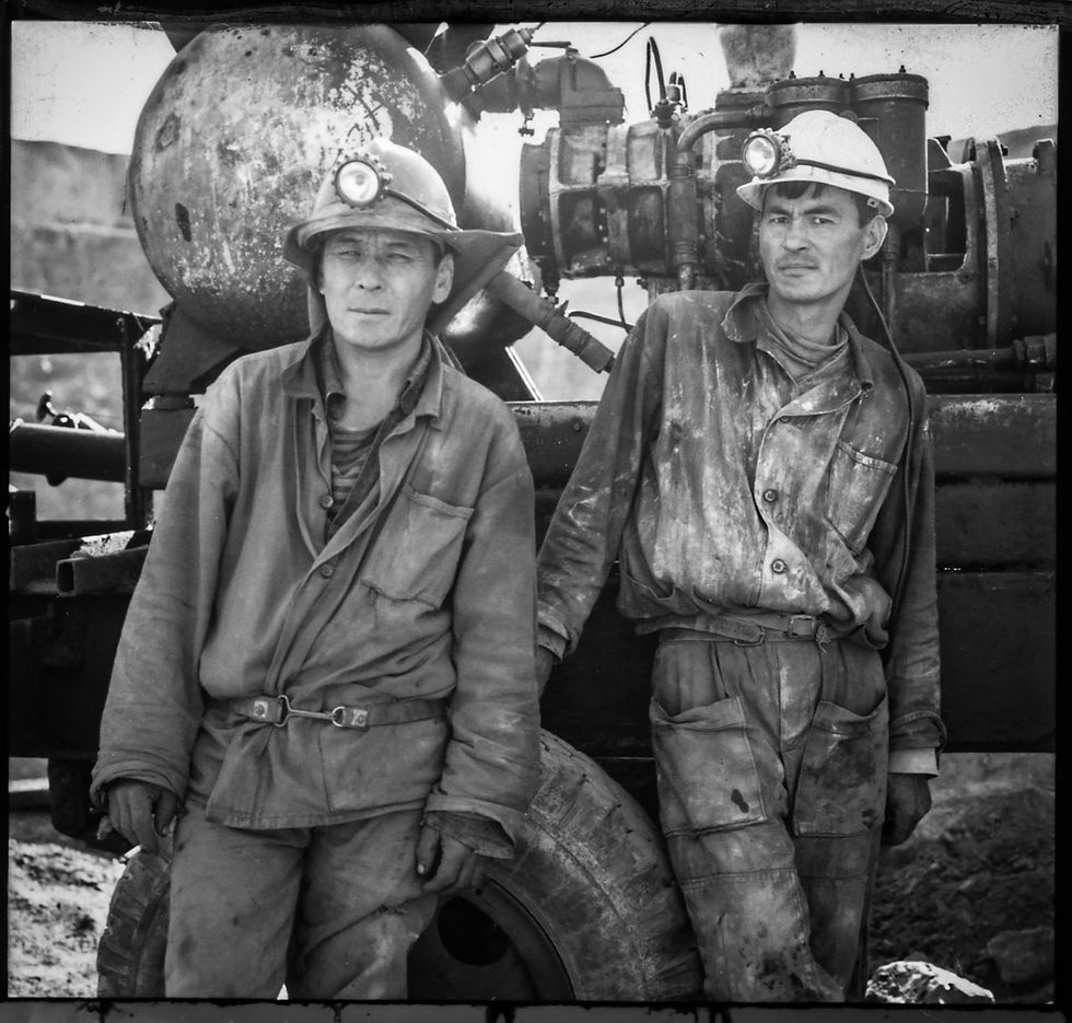 Mine workers