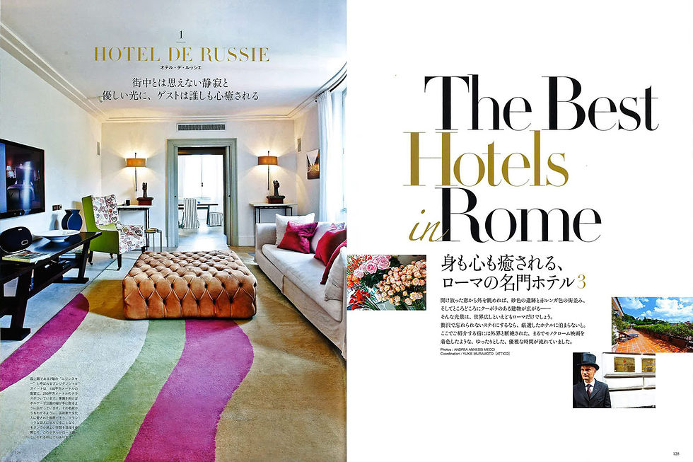 THE BEST HOTELS IN ROME