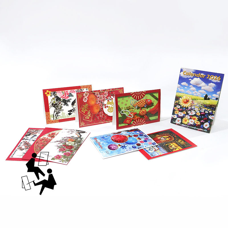Christmas Cards, Chinese New Year Cards, Angpow,  & Calendar