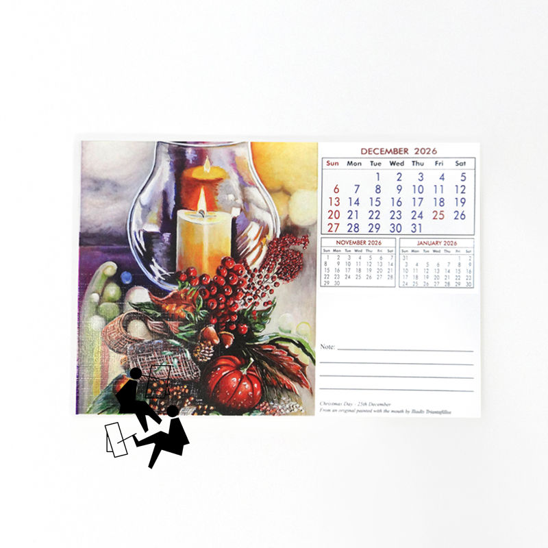 Thumbnail: Horizontal Calendar 2026