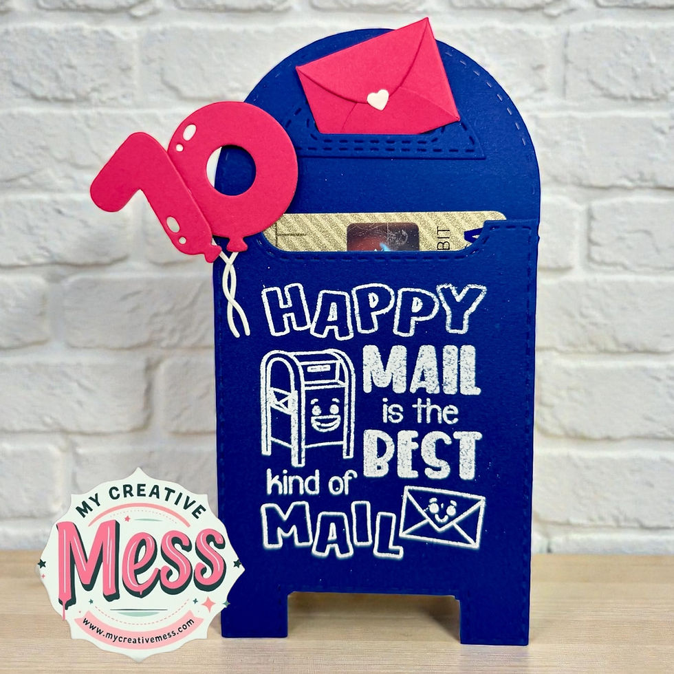 Special Delivery:  Mailbox Gift Card for a 70th Birthday