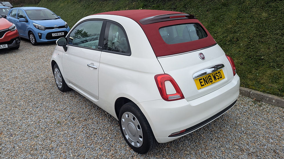 Thumbnail: SOLD - 2018 Fiat 500C  1.2 Pop 2dr Convertible Duallogic Petrol Automatic