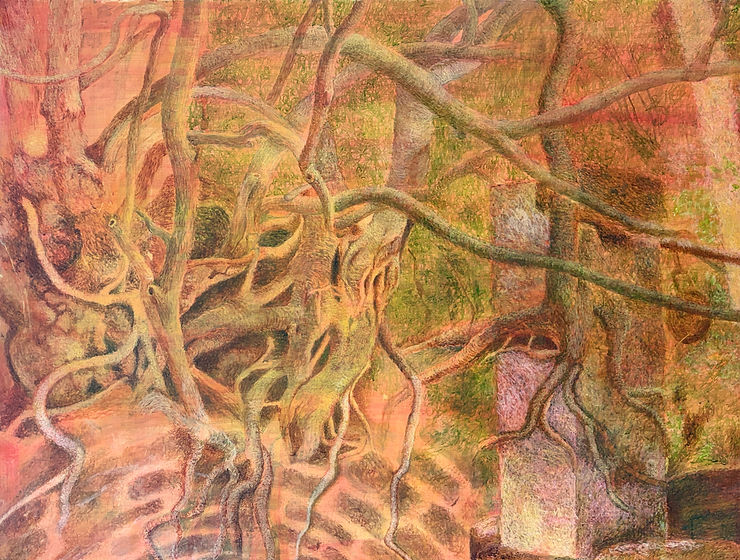 Egg tempera painting by Tarun Butta