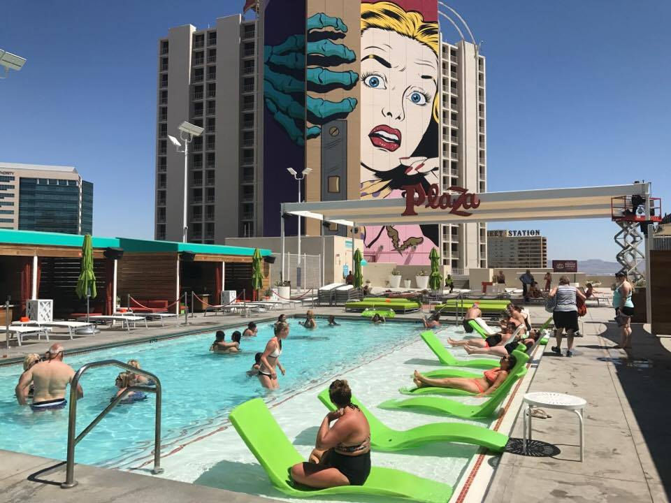 Great pool at the Plaza Hotel