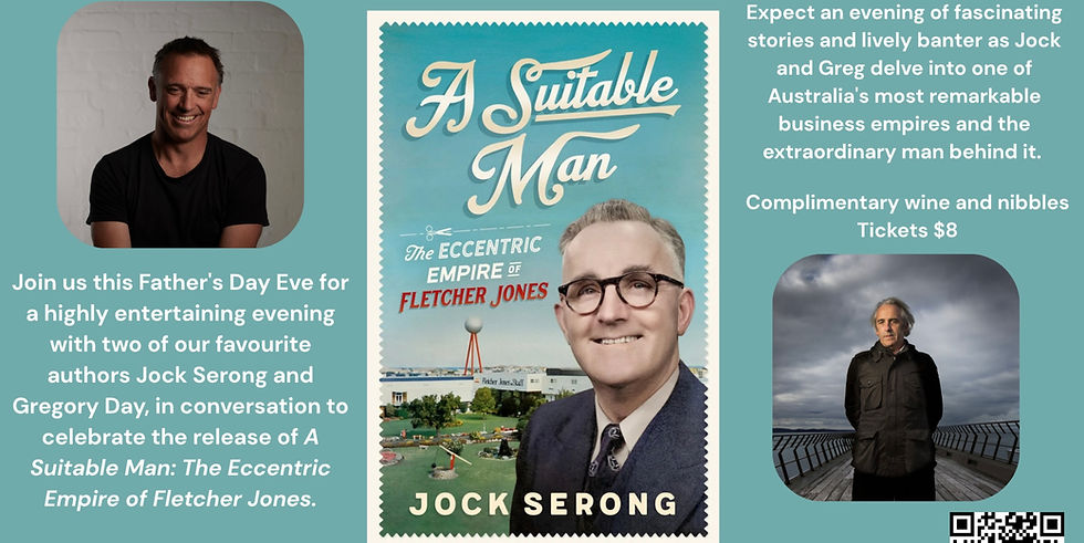 'Inside the Empire' with Jock Serong & Gregory Day