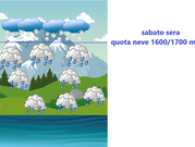 domani il maltempo entra nel vivo in Abruzzo: tanta pioggia e neve in montagna