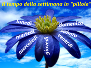 IL TEMPO DELLA SETTIMANA IN “PILLOLE”