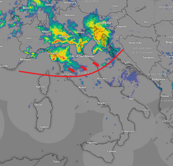 Peggioramento ormai imminente