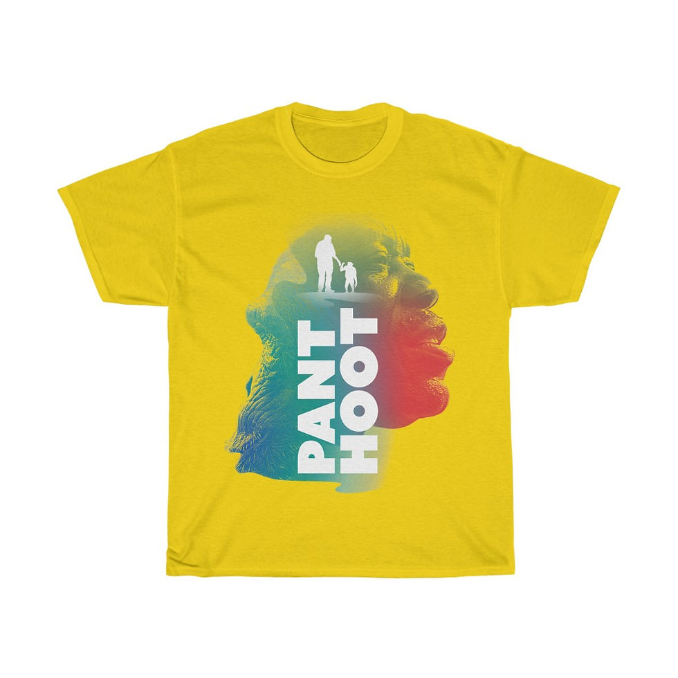 Thumbnail: Pant Hoot Poster Unisex Heavy Cotton Tee