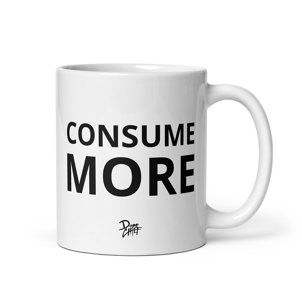Thumbnail: (OFFICIAL) DEATH CORP. White glossy mug