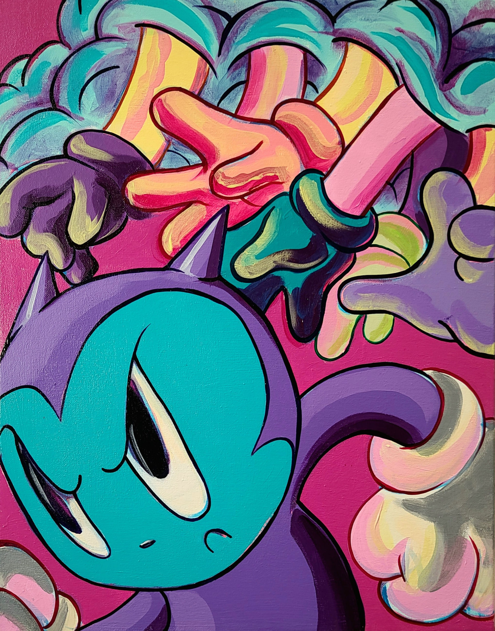 OVER HEAD CAST/ART PRINT/2021