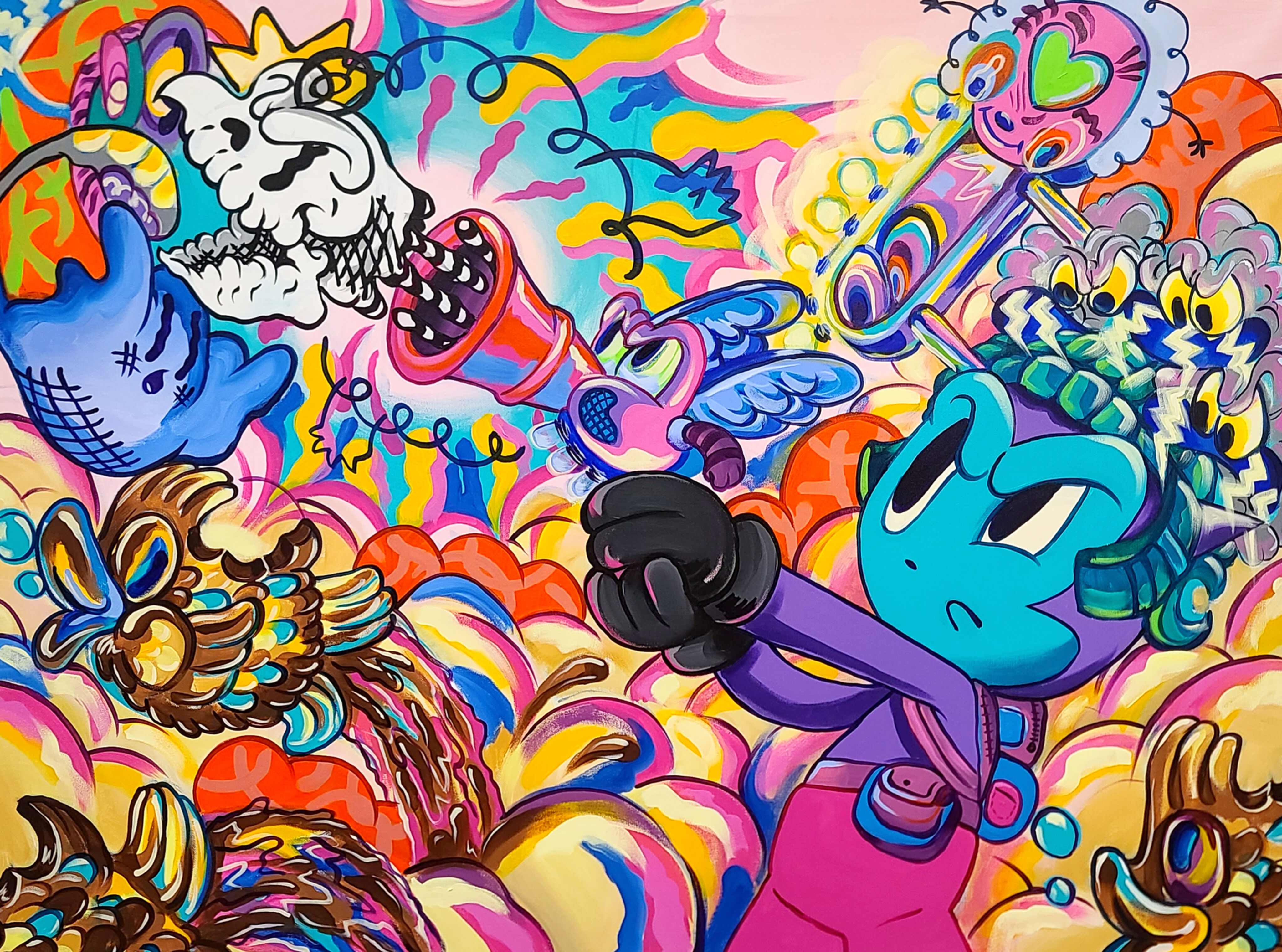 PARTLY CLOUDY WITH A CHANCE/ART PRINT/2024