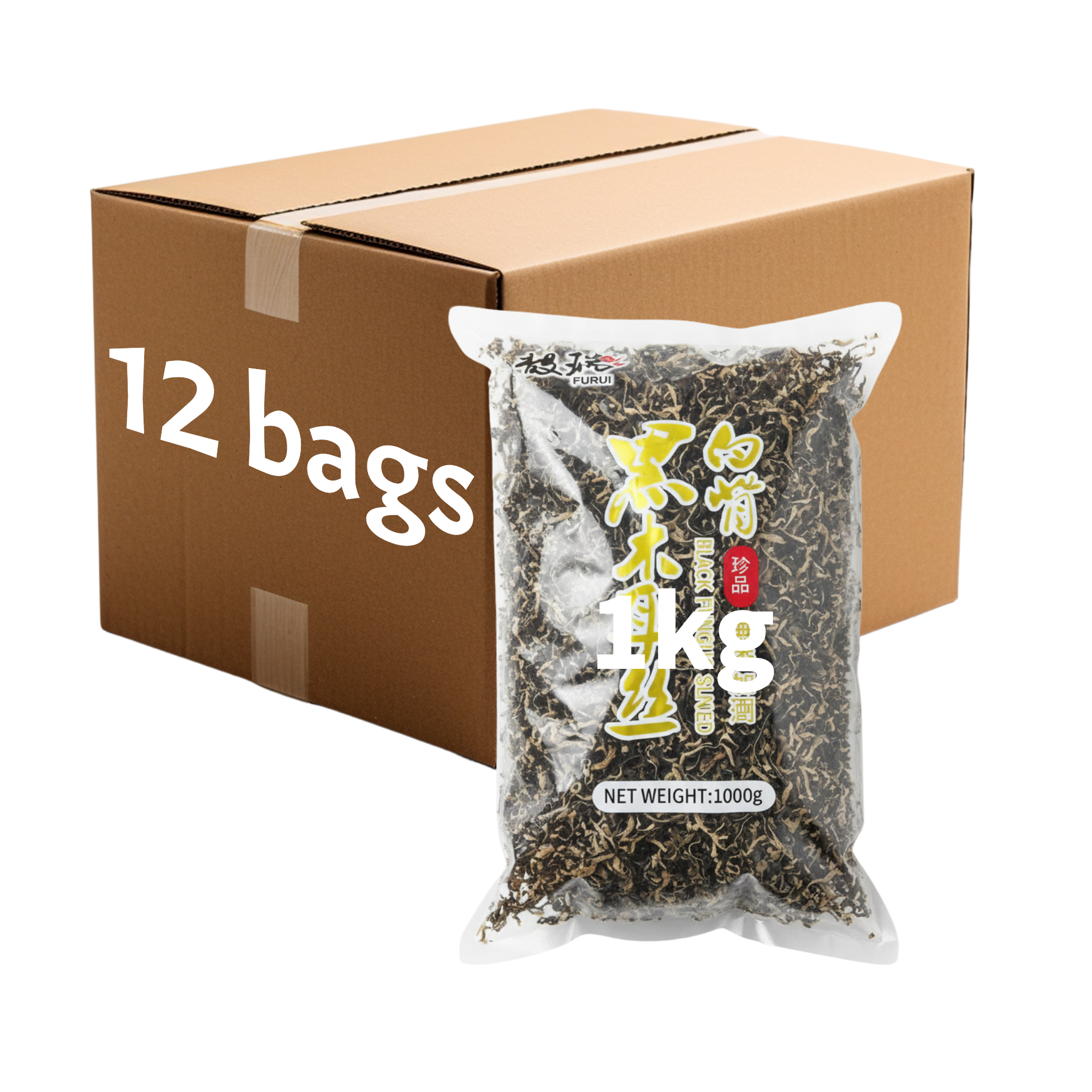 木耳 (1000g×12袋/箱) / Fungus mushroom (1000g×12bags/box)